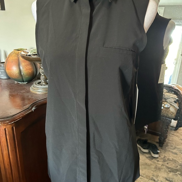 Sleeveless lightweight long button down Athleta camisole tank - Picture 2 of 8